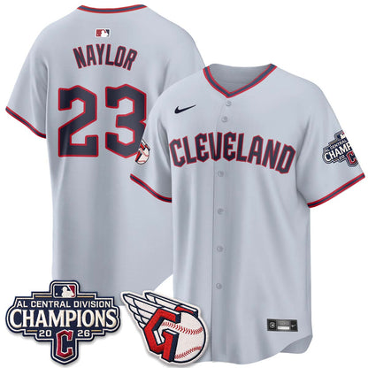 Cleveland Guardians 2026 AL Central Champs Vapor Jersey - Stitched