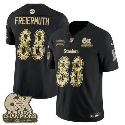 Pittsburgh Steelers 2026 Salute to Service Edition Vapor Jersey V3- Stitched-NQD