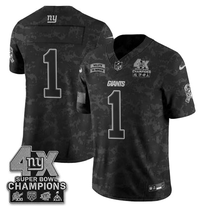 New York Giants 2026 Salute To Service V2 Vapor Jersey - Stitched-NQD