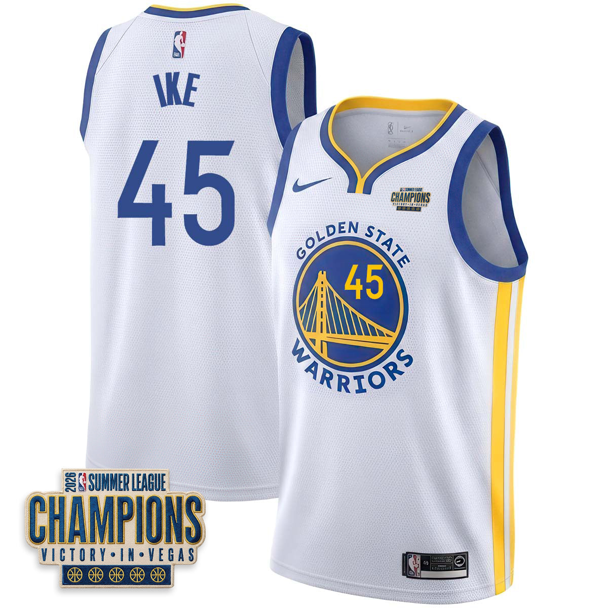 Golden State Warriors 2026 Summer League Vapor Jersey - Stitched