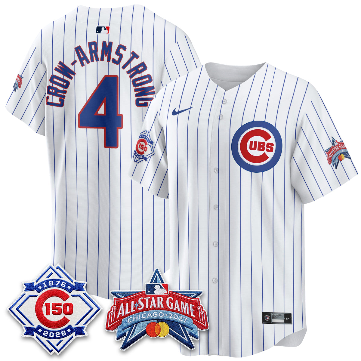 Chicago Cubs 2027 All Star Game Vapor Limited Blue Jersey - Stitched