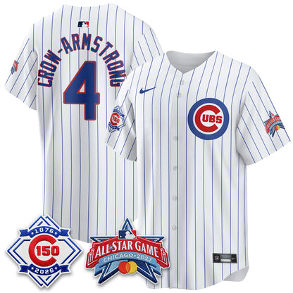 Chicago Cubs 2027 All Star Game Vapor Limited Blue Jersey - Stitched