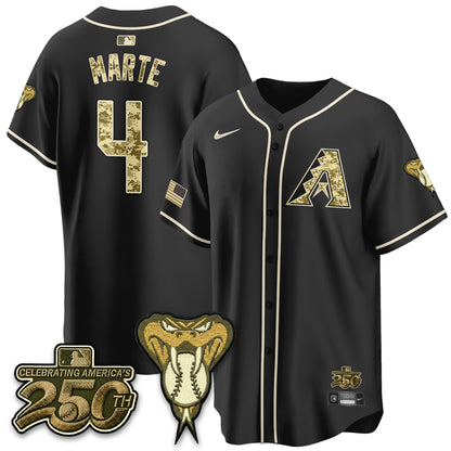 Arizona Diamondbacks Salute to Service 2026 Vapor Premier Limited Jersey - All Stitched