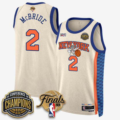 New York Knicks 2026 NBA Eastern Conference Champions x Looney Tunes Vapor Jersey V2- Stitched