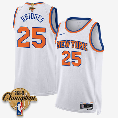 New York Knicks 2026 Basketball Champions Vapor Jersey V2- Stitched