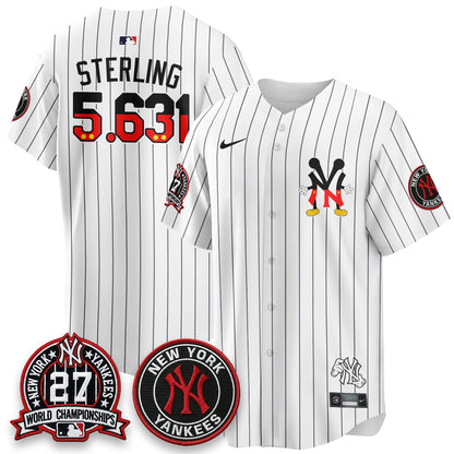 New York Yankees x Mouse Vapor Limited Jersey - Stitched