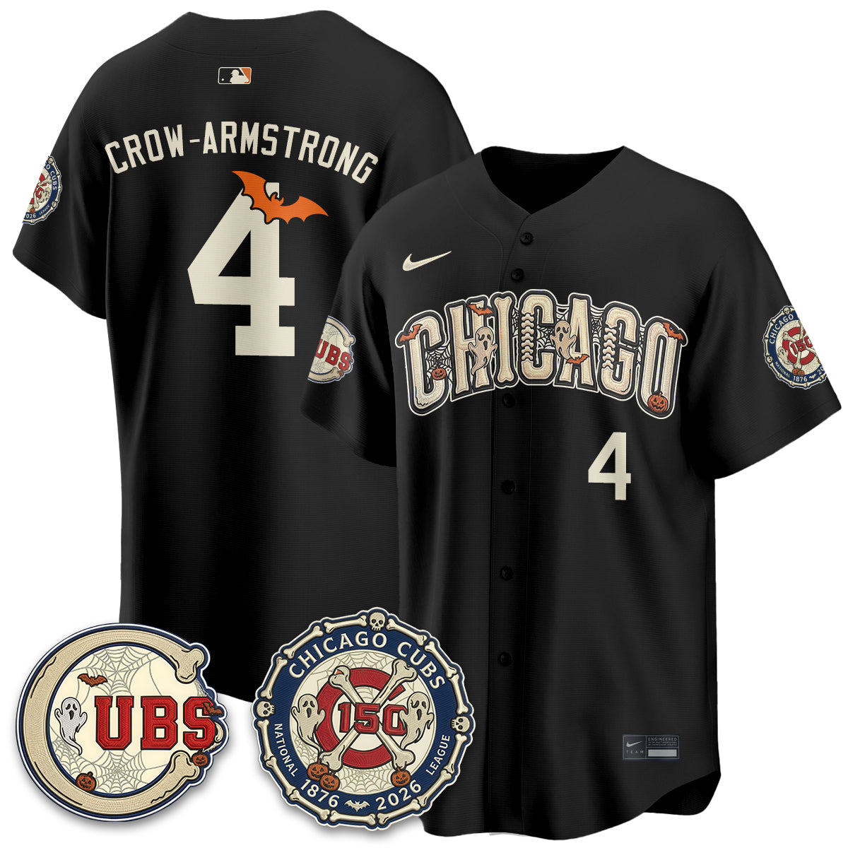 Chicago Cubs Halloween 2026 Vapor Limited Jersey - Stitched