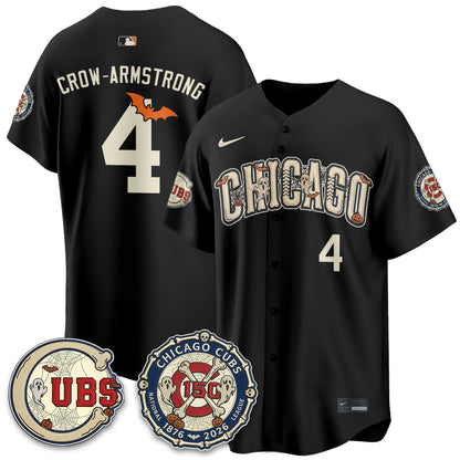 Chicago Cubs Halloween 2026 Vapor Limited Jersey - Stitched