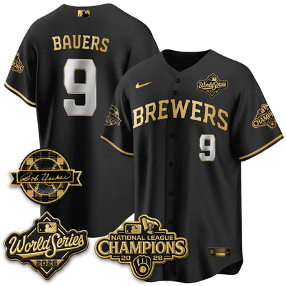 MIL 2026 NL Champions - Uecker Patch Vapor Jersey - Stitched -NQD (TT)