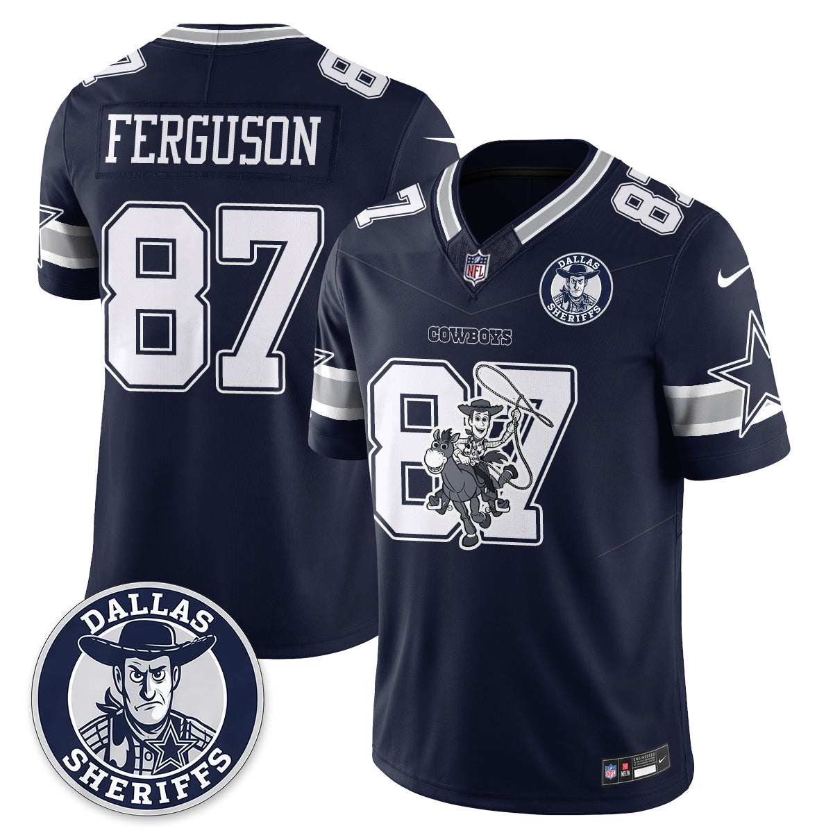 Dallas Cowboys x Toy Cowboy Edition Vapor Jersey - Stitched