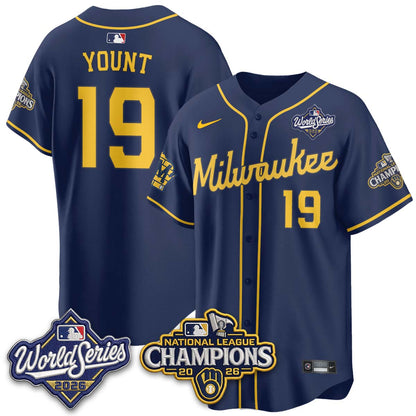 MIL 2026 NL Champions Vapor Jersey - Stitched - NQD