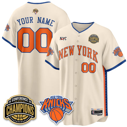 New York Knicks 2026 NBA Finals Vapor City Edition Custom Jersey V2- Stitched
