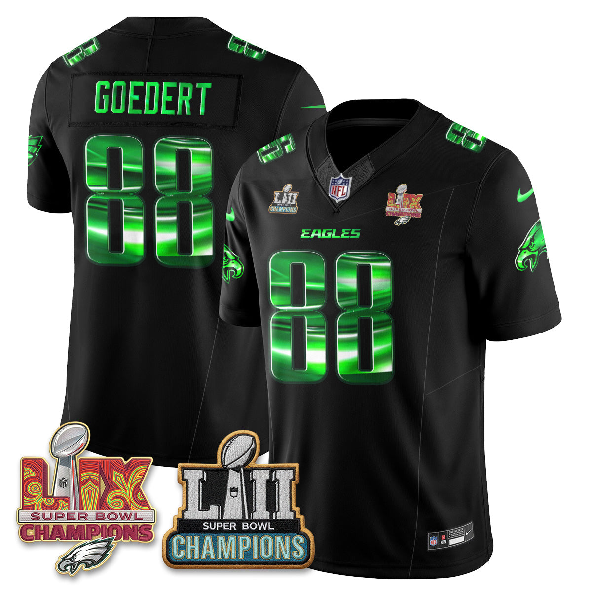 Philadelphia Eagles Fangear Edition Vapor Jersey - Stitched