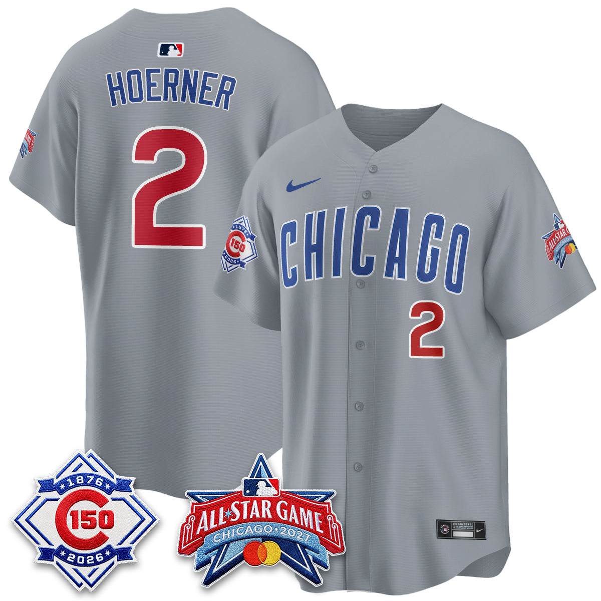 Chicago Cubs 2027 All Star Game Vapor Limited Blue Jersey - Stitched