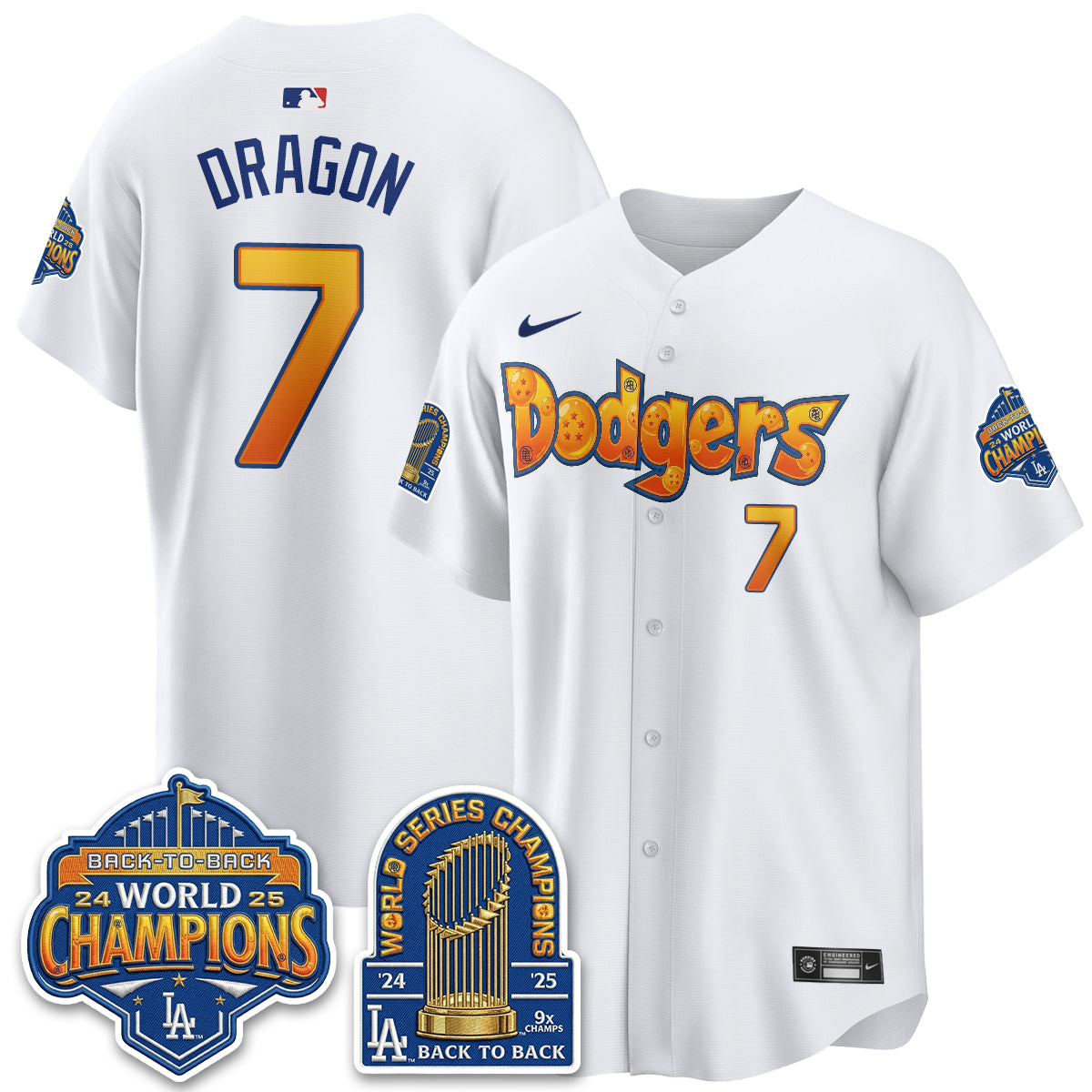 Los Angeles Dodgers x DB Night 2026 Vapor Jersey V2- Stitched