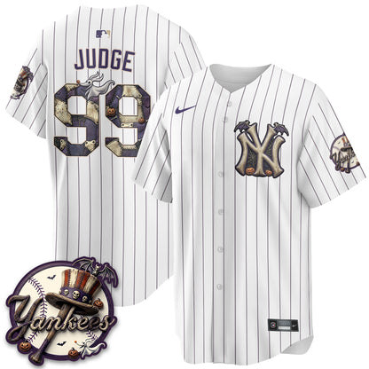 New York Yankees Nightmare Edition Vapor Jersey - Printed