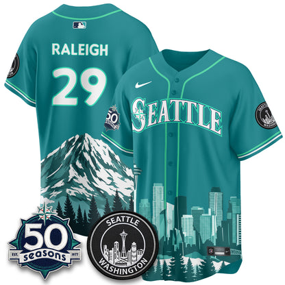 Seattle Mariners City Edition Vapor Jersey - Stitched