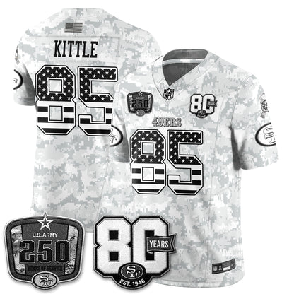 San Francisco 49ers 2026 Salute to Service Edition Vapor Jersey V2- Stitched-NQD