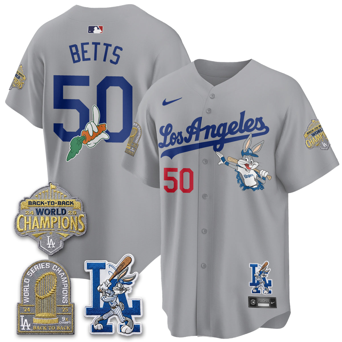 Los Angeles Dodgers Bunny Vapor Limited Jersey - All Stitched