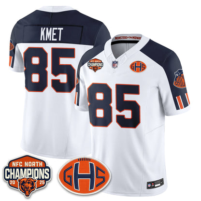 Chicago Bears 2026 Rivalries Split Edition Vapor Jersey - Stitched