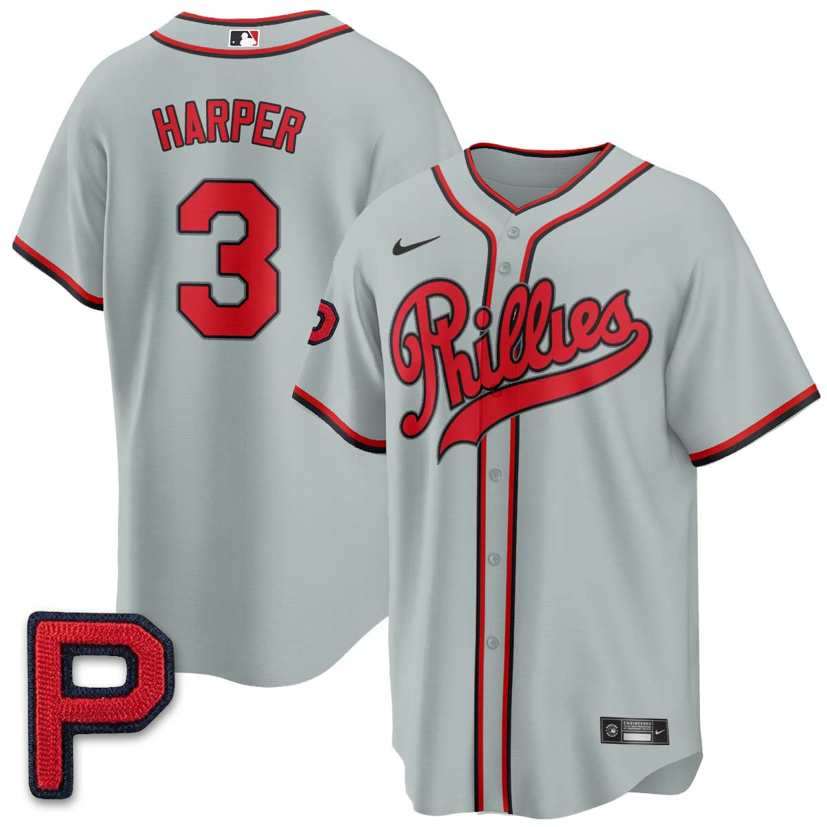 Philadelphia Phillies 2026 Field of Dreams Stadium Vapor Jersey V2 - Stitched