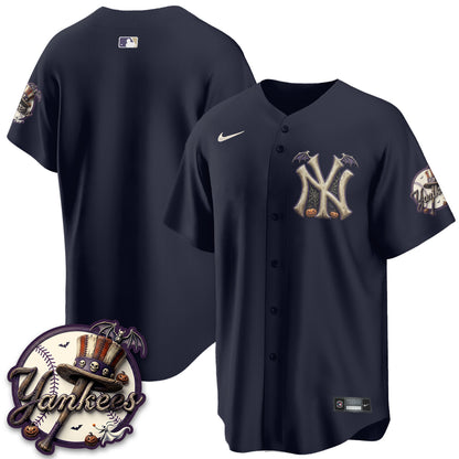 New York Yankees Nightmare Edition Vapor Jersey - Printed