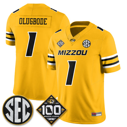 Missouri Tigers 100th Anniversary of Memorial Stadium Vapor Jersey - Stitched