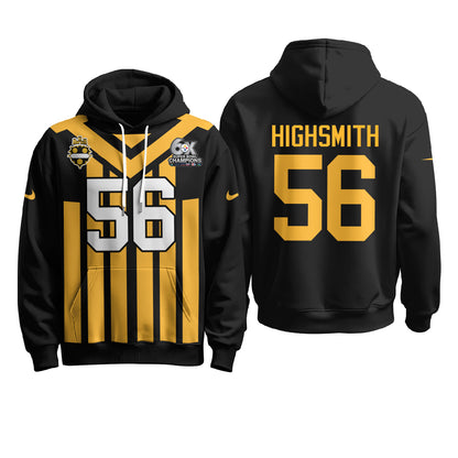 Pittsburgh Steelers 6X Champs Rivalries Fleece Hoodie - Printed