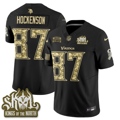 Minnesota Vikings 2026 Salute to Service V2 Vapor Jersey - Stitched-NQD