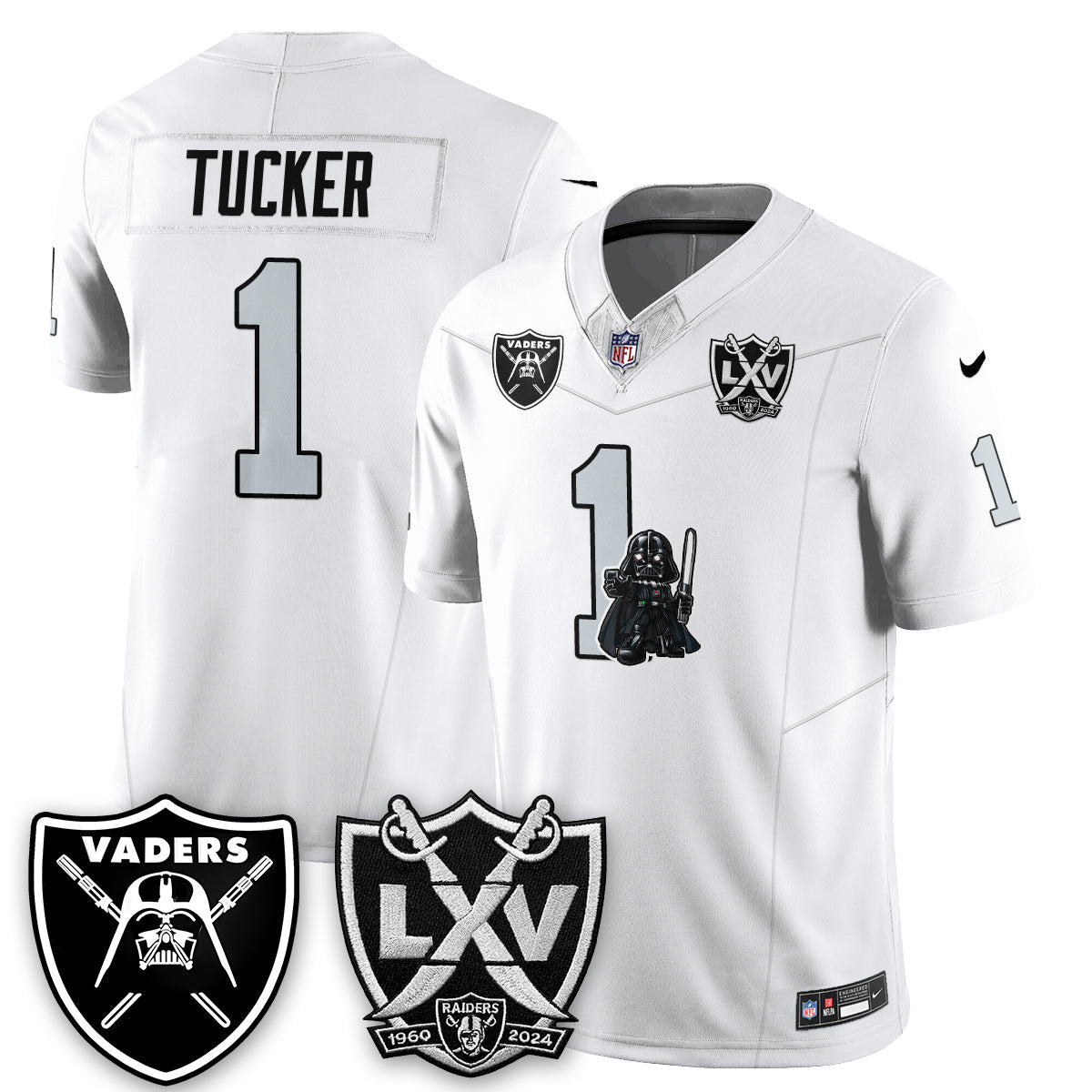 Las Vegas Raiders x Dark Lord Edition Vapor Jersey - Stitched