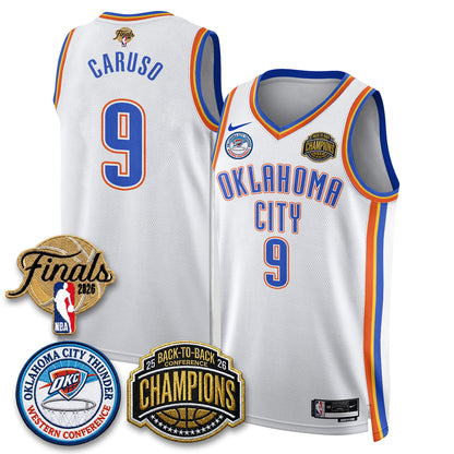 Oklahoma City Thunder 2026 NBA Western Conference Champions Vapor Jersey - Stitched