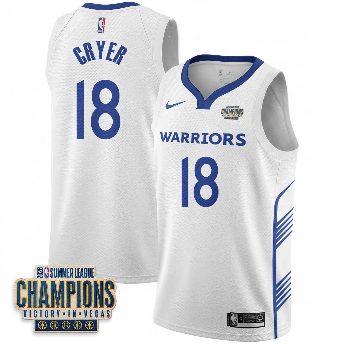 Golden State Warriors 2026 Summer League Vapor Jersey - Stitched