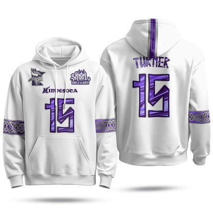 Minnesota Vikings 2026 Warrior Fleece Hoodie - Printed