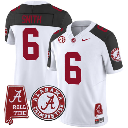 Men's Alabama Crimson Tide Vapor Limited Jersey V4 - Alabama Map - All Stitched