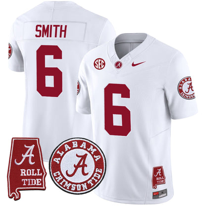 Men's Alabama Crimson Tide Vapor Limited Jersey V4 - Alabama Map - All Stitched