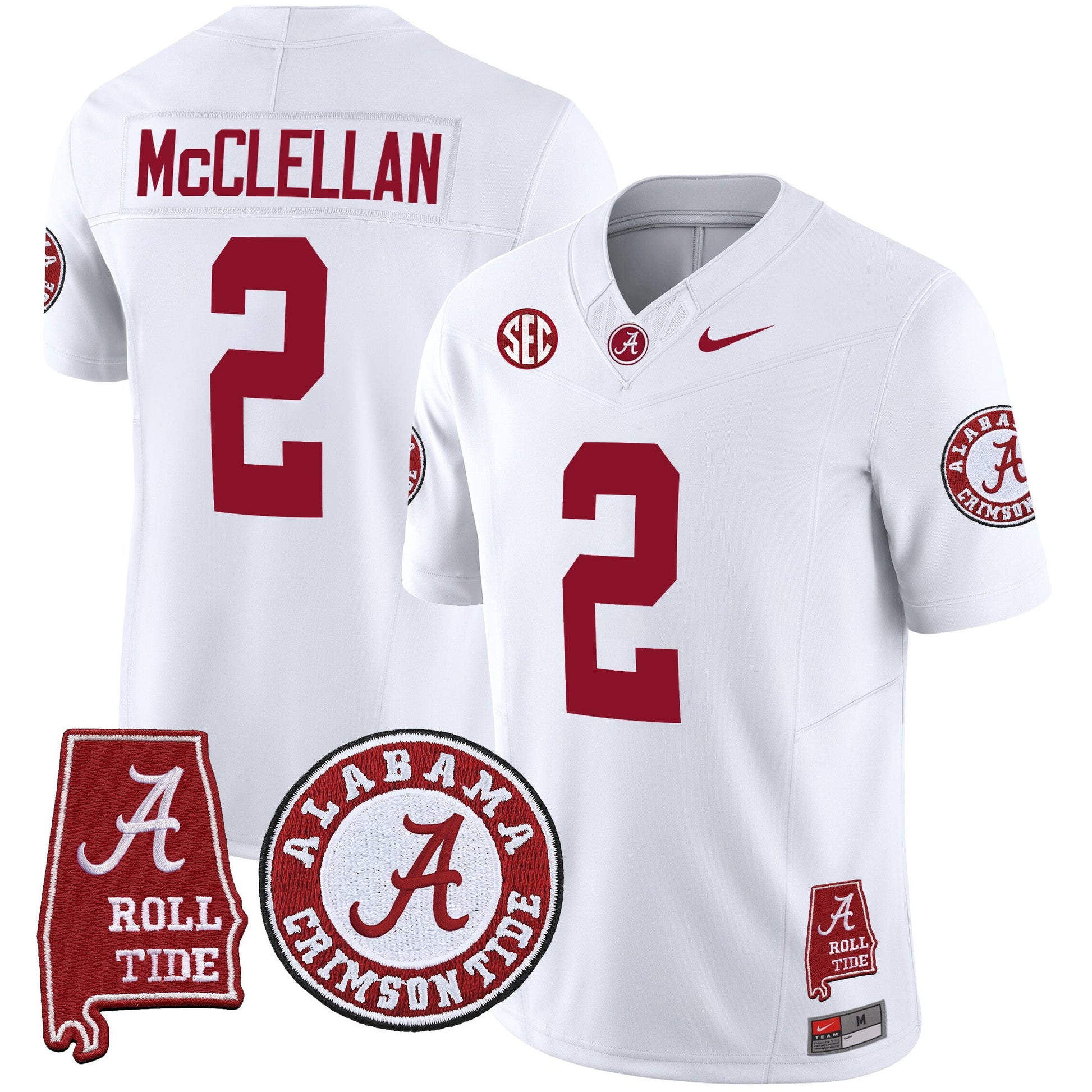 Men's Alabama Crimson Tide Vapor Limited Jersey V4 - Alabama Map - All Stitched