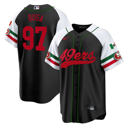 Men's 49ers Mexico Baseball Jersey - All Stitched