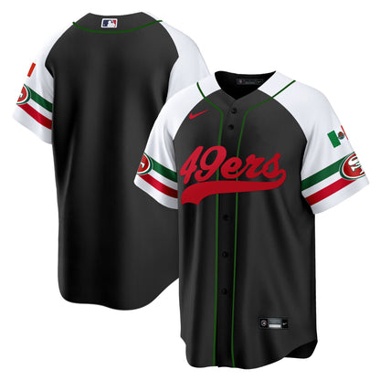 Men's 49ers Mexico Baseball Jersey - All Stitched