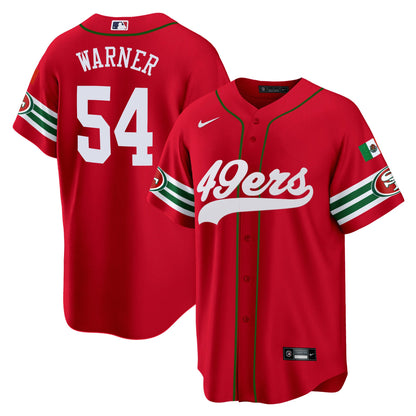 Men's 49ers Mexico Baseball Jersey - All Stitched