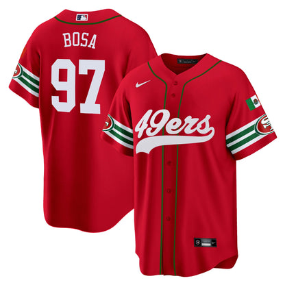 Men's 49ers Mexico Baseball Jersey - All Stitched