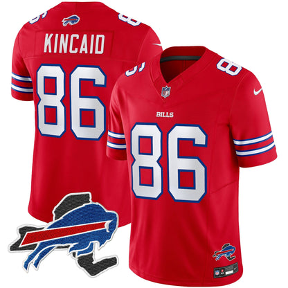 Men's Bills New York Patch Vapor Limited Jersey - All Stitched