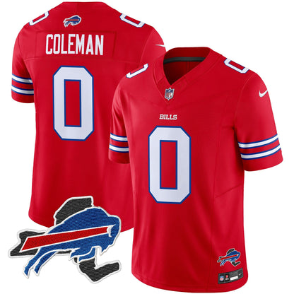 Men's Bills New York Patch Vapor Limited Jersey - All Stitched