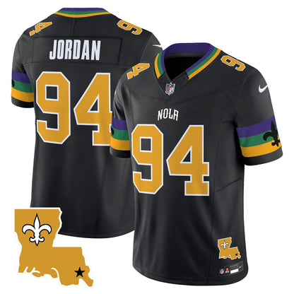 Men's Saints 2025 New Orleans City Vapor Limited Jersey - All Stitched