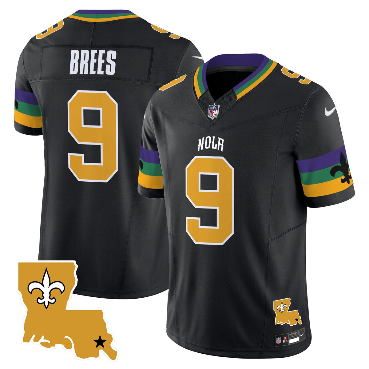 Men's Saints 2025 New Orleans City Vapor Limited Jersey - All Stitched