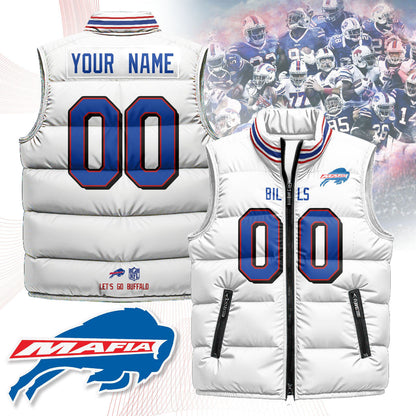 Custom Buffalo Bills Unisex Puffer Vest