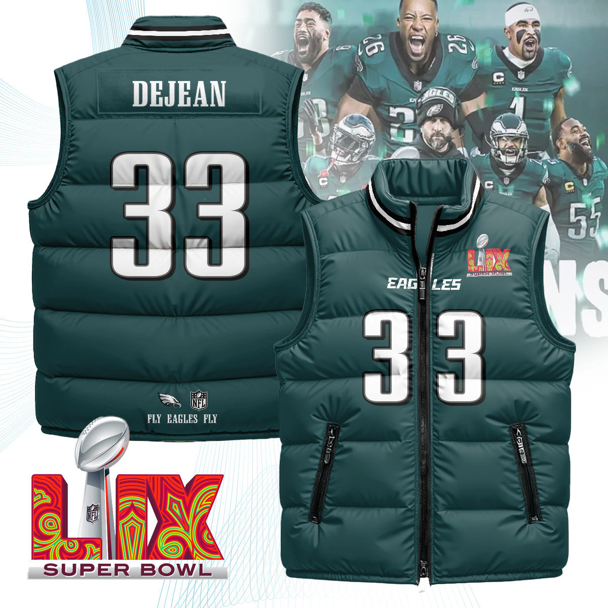 PHI Unisex Puffer Vest