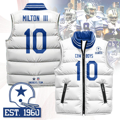Dallas Cowboys Unisex Puffer VestPlayer