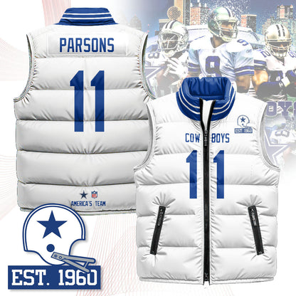 Dallas Cowboys Unisex Puffer VestPlayer