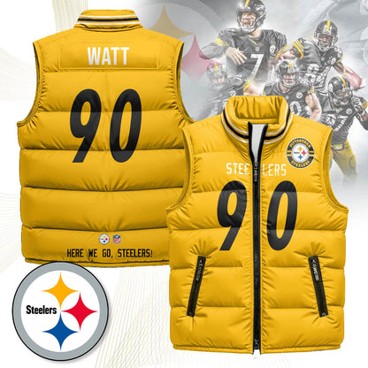 Pittsburgh Steelers Unisex Puffer Vest