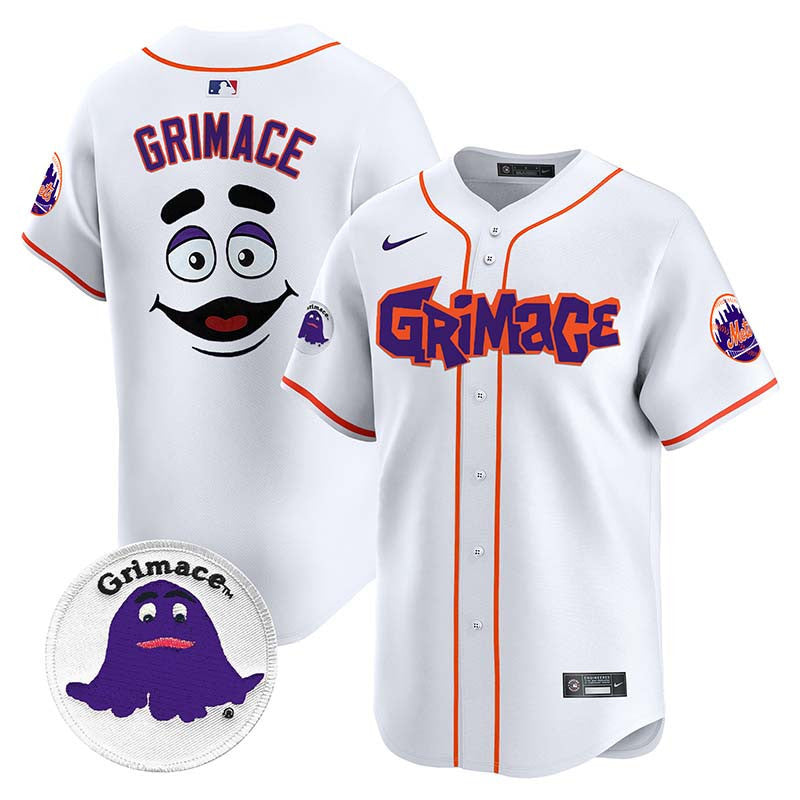 Men's Mets Grimace Vapor Premier Limited Jersey V2 - All Stitched